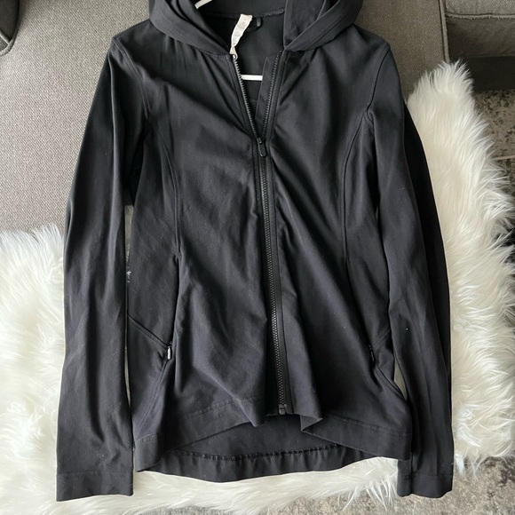 Lululemon athletica black zip up jacket - Picture 2 of 6